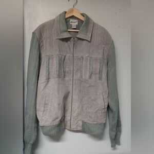 Haband Suede and Knit Jacket XL